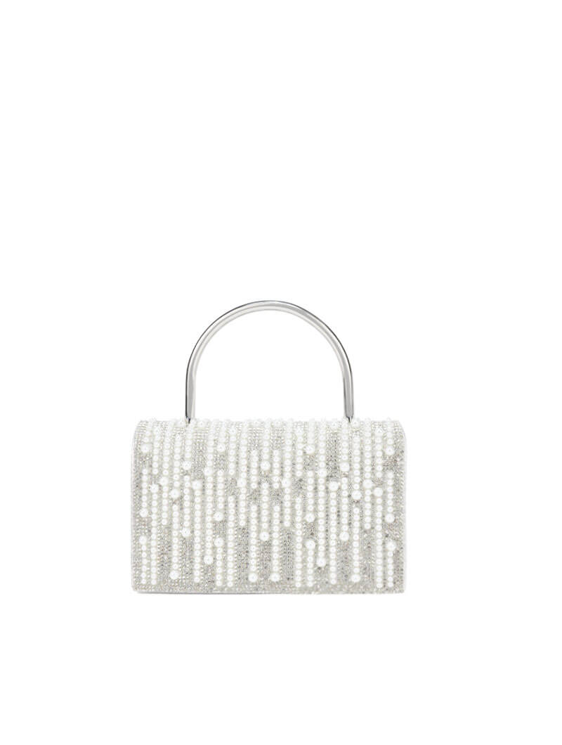 Sac de soirée à détails perlés